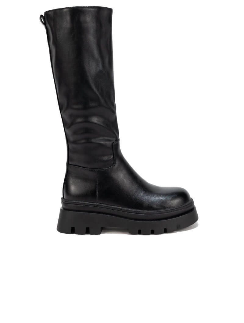 Bottes hautes à plateforme